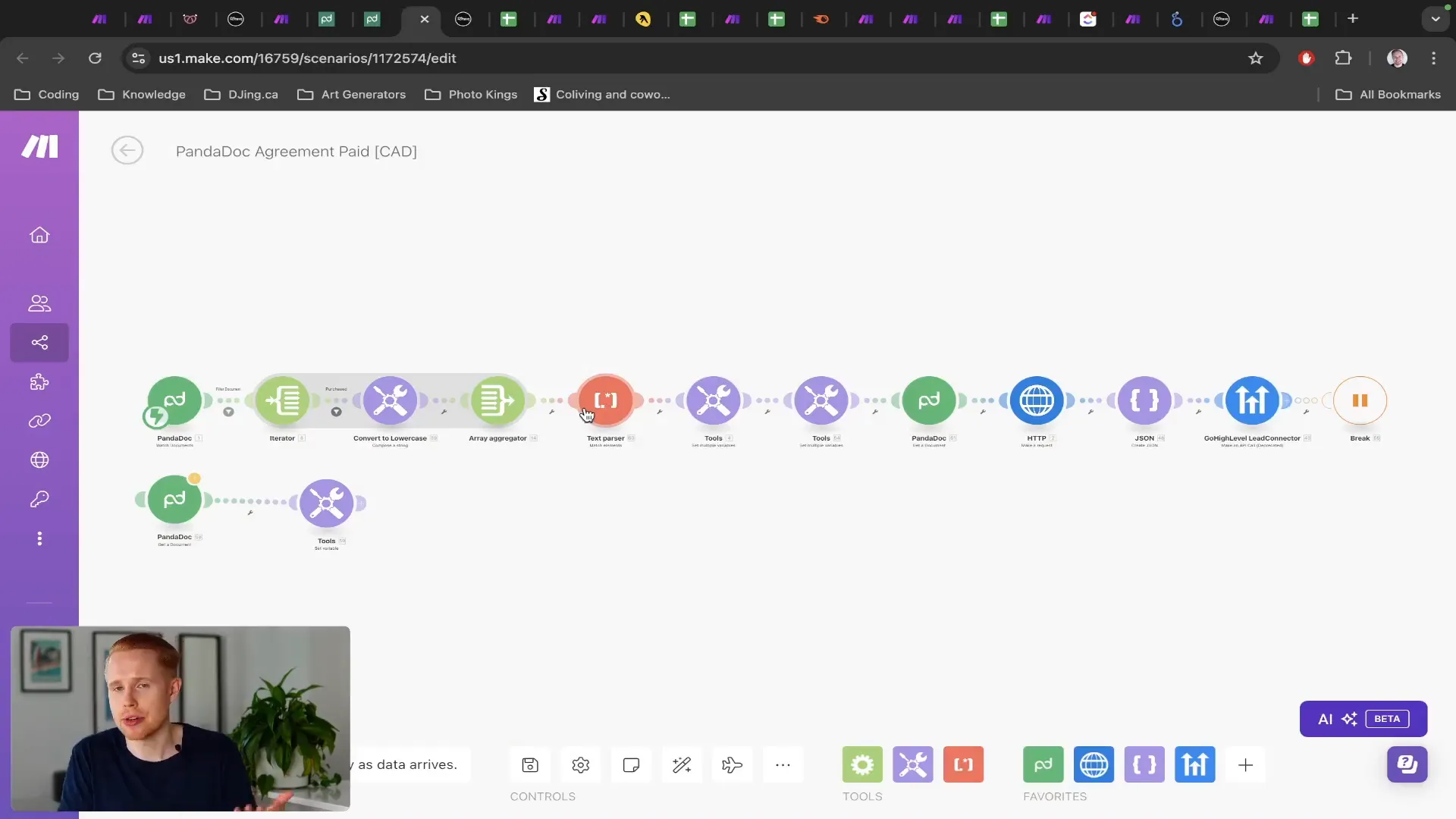 نمایش بهروزرسانی CRM پس از پرداخت